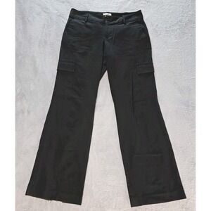 NWT Women's Old Navy Extra High Waist Satin‎ Barrel Cargo Wide Leg Pants Size 10